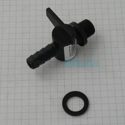Robinet de purge 1/4" et joint pour Doseur chlore Astral IN LINE / by pass actuel (4408010205)