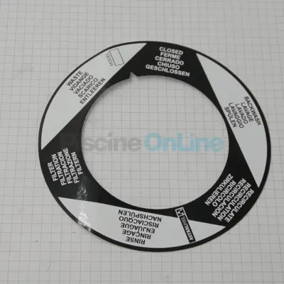 Autocollant (Front) pour sélecteur de vanne Astralpool (00600R0211)