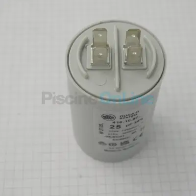 Condensateur 25µF 75x40 mm pour surpresseurs Advantage, DAB 40/50 1 CV monophasé R00005139, Polaris 002710005 (W4530208)