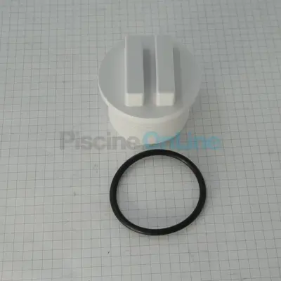 Bouchon + joint torique filetage L. 33 x Diamètre  46mm pour filtre à diatomées Hayward ou buse orientable (SP1022CE)