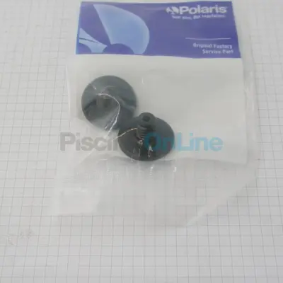 Vis de maintien noires (x2) pour robot POLARIS Quattro (R0838801)