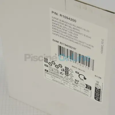 Pontet de brosse avec roulement pour robots Zodiac (R1094200)