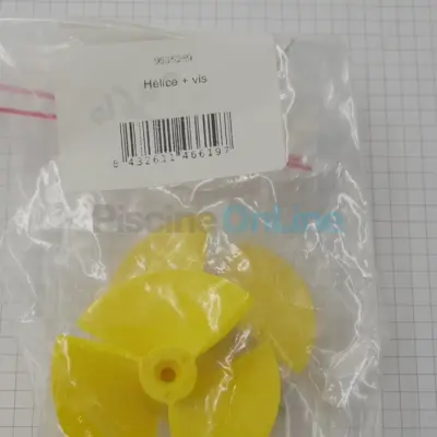 Hélice + vis (moteur pompe) pour robots Dolphin - jaune (9995269)
