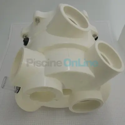Vanne Side BADU Mat R 51/3 K - 2" diamètre 63mm -  blanc crème (Speck) (264.3600.000)