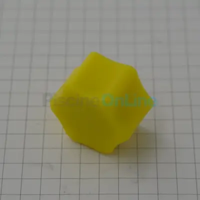 Bouchon fileté. G 3/8. jaune. + joint plat pour pompes BADU (2921.658.200)