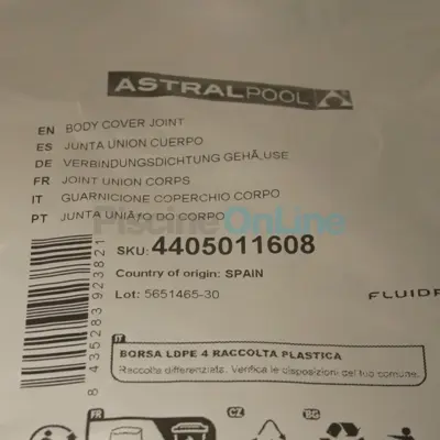 Joint Union Corps pour pompes Astral Colorado / Atlas / Hurricane (4405011608)