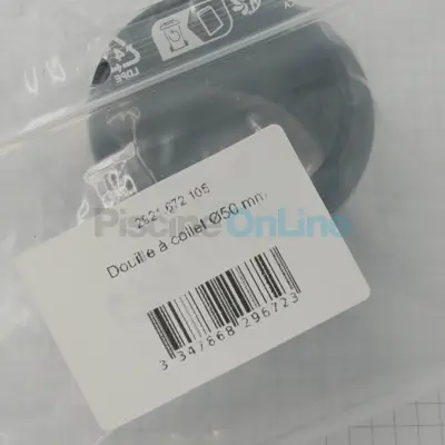 Douille à collet diamètre 50 mm pour pompes BADU - noir (2921.672.105)