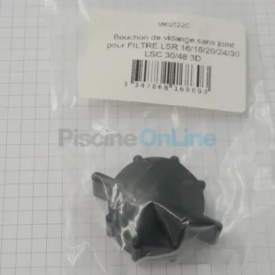 Bouchon de Vidange (sans joint) pour filtres LACRON LSR 16/LSR 18/LSR 20/LSR 24/LSR 30 - LSC 30/48 3D - Avant 2004 (W02522C)