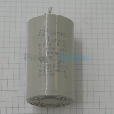 Condensateur 14 µF pour pompes Astral (type Sena, Astramax, Glass Plus...) - 70x36 mm (4405020121)