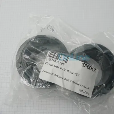 Ensemble 2 raccords complets diamètre 63 mm pour pompes BADU / AQUAMASTER (2921.472.109)