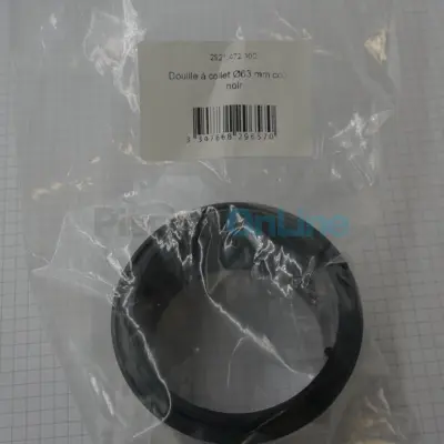 Douille à collet diamètre 63 mm. coloris noir pour pompes BADU / AQUAMASTER (2921.472.100)