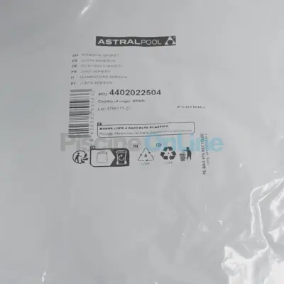 Joint adhésif pour brides de bonde de fond Astral 1 1/2" - 2" - buse NCC HYDROSWIM (4402022504)