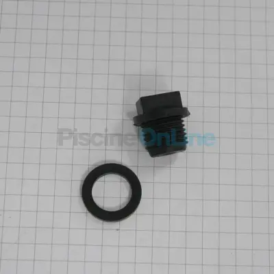 Bouchon de vidange + joint plat pour douche solaire ASTRAL (4401041009)