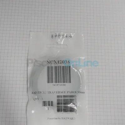 Joints de traversée de paroi (x2) 50mm pour filtres Hayward FG NC (NCX12038)