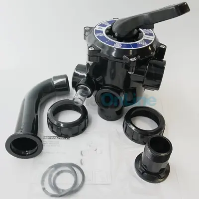Vanne noire side 1"1/2 Classic Plus avec liaisons entraxe 125 mm (73950)