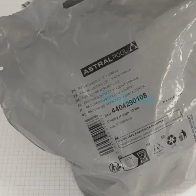 Raccord sortie 2''1/2 + joint torique pour filtres à sable Astral (4404290108)