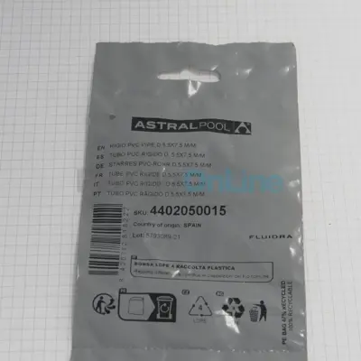 Tube PVC rigide Ø5,5 x 7,5 mm de nage à contre courant (4402050015)