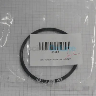 Joint torique d'ampoule LED (EPDM) Ø72x4 mm pour projecteur Weltico (63185)