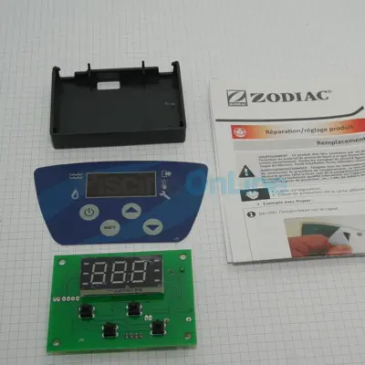Kit afficheur V.0.2.1 Z200 + lexan + capot arrière pour pompes à chaleur PI, Power, Z200, JD Pac et P120 (R09833)