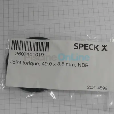 Joint torique pour raccordement au filtre. 49 x 3.5 mm pour pompes / ncc BADU (2607.101.019)