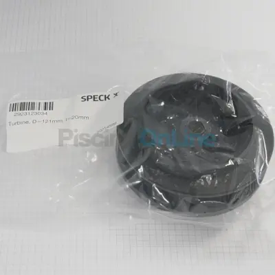 Turbine diamètre 121 mm pour pompes BADU FA 21-60/45. 21-80/33. 21-80/33G (2923.123.034)