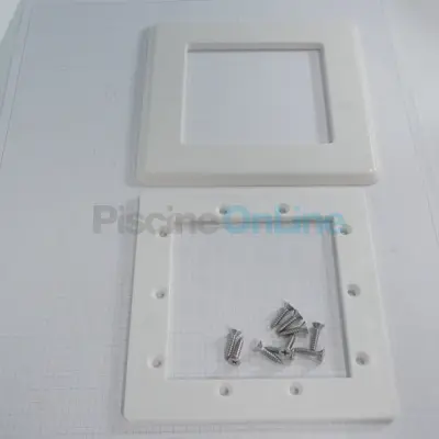 Bride + enjoliveur + 10 vis pour skimmer petite meurtrière, Mini-Skimmer, Skimfiltre (4411030607)