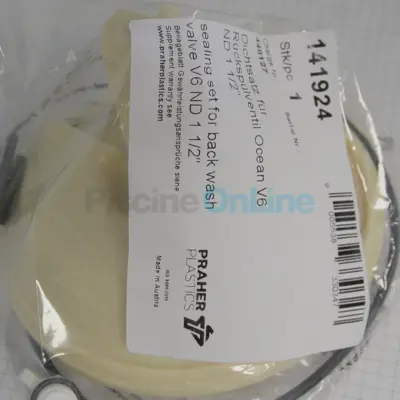 Boisseau avec joint étoile collé 1''1/2 + joints + rondelles + bouchon pour Vannes automatiques AQUASTAR Comfort, AQUASTAR EASY, Aquastar MP-6 positions (141924) (14.1924)
