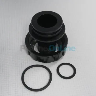 Raccord sortie droite noire 1"1/2 pour vanne Astral (4404120075)