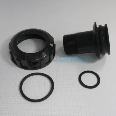 Raccord sortie droite noire 1"1/2 pour vanne Astral (4404120075)