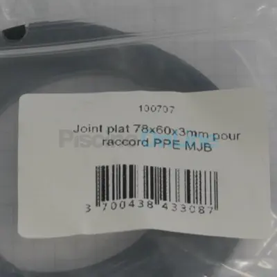Joint plat 78x60x3mm raccord pompe ACIS MJB (100707)