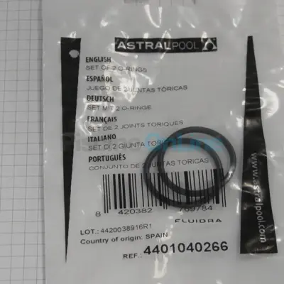 Set de 2 joints toriques pour bras non fileté de douche (4401040266)