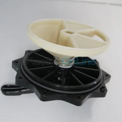 Kit supérieur noir (couvercle+boisseau) pour vanne SM 20 - 2" ABS (nouveau modèle) avec joint étoile collé (13.1145)