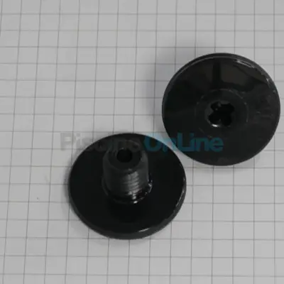 Vis de maintien noires (x2) pour robot POLARIS Quattro (R0838801)