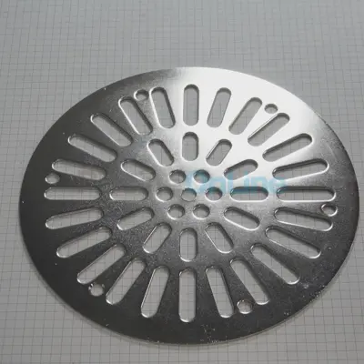 Grille INOX (+ Vis) pour bonde de fond 2'' - diamètre extérieur 190 - piscines parois béton (4402020701)