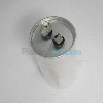 Condensateur 60µf compresseur 450V pour pompes à chaleur Caliente, Bering 8,5/13,5 kW Mono, EVO Top 9 kW Mono, PAC FSP 08, 11, PAC FSN 08, 11, EASYPOOL HPG (ZX111300018)