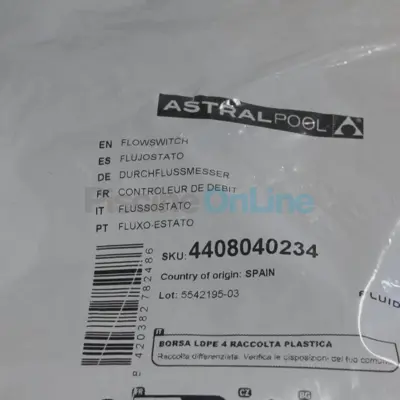 Détecteur de débit pour électrolyseur SEL BLUE (EVO) - 101502 (ASTRALPOOL) (4408040234)