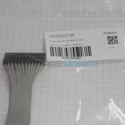 Clavier 9 Touches noir (pH/T°/sel) pour régulateur / électrolyseur (INTE002125-RL9005)