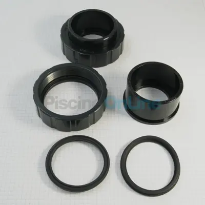 Kit raccord union 63mm (x2) pour pompes, filtres et pompes à chaleur Hayward (SP3200UNKIT63)
