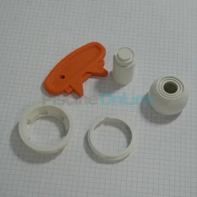 Rotule pour buse refoulement Multiflow /skimmer monobloc - BLANC - avec clé (4411030311)