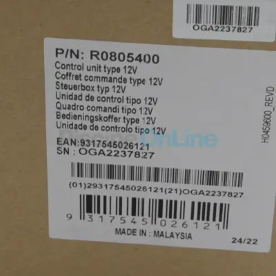 Coffret de commande type 12V pour robots ZODIAC VORTEX (R0805400)