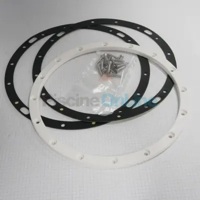 Bride + 2 joints + vis pour Projecteur BWT PL96 Aquareva (44030038)