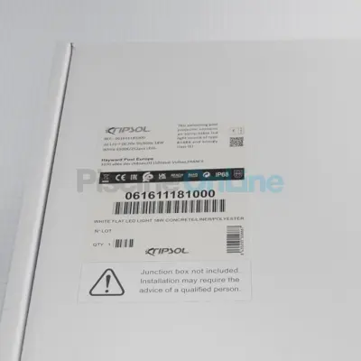 Projecteur complet Kripsol led blanc 18W CrystaLogic à installer sur traversées de paroi 1"1/2 ou 2" (061611181000)