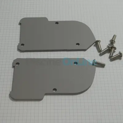 Platine d'extrémité de profil inférieur (sans rouleau) pour abri ABRIWELL (AW105)
