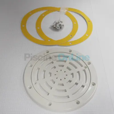 Kit grille + bride + joints + vis + réducteur pour bonde de fond POOLS - liner (1115049)