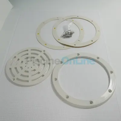 Kit grille + bride + joints + vis + réducteur pour bonde de fond POOLS - liner (1115049)