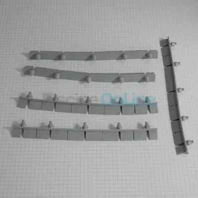 Lamelles (x5) pour robots Tornax (ZODIAC) (R0765800)