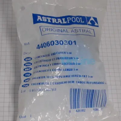 Excentrique et enjoliveur pour manches télescopiques 5m - 7.5m - 10m -13m ASTRALPOOL (4406030301)