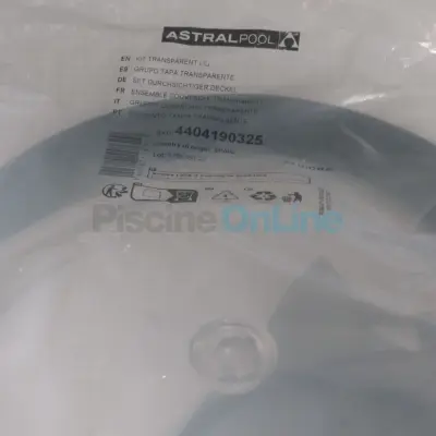 Couvercle transparent + bride (Ø260mm) + joint + visserie pour filtres Astral (4404190325)