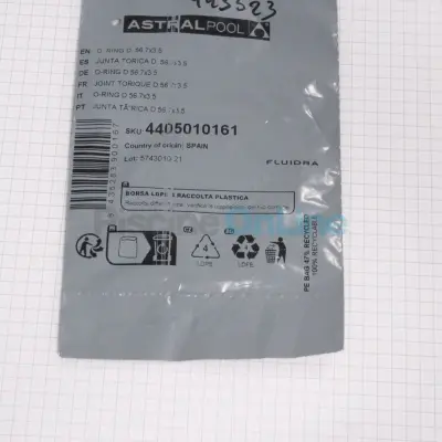Joint torique Ø56,7x3,6 mm pour diffuseur de pompes / vanne D50 et 63 (4405010161)