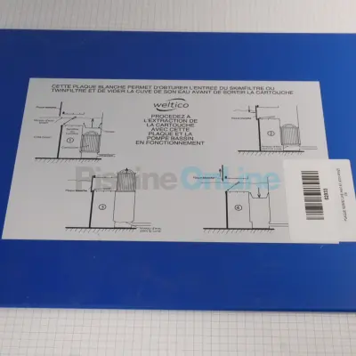 Plaque de Fermeture pour skimmer WELTICO A400 et A300 (62033)